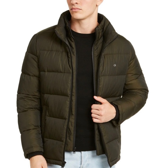 Calvin Klein Green Puffer Jacket